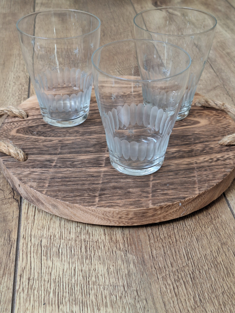 Sap/ water glazen