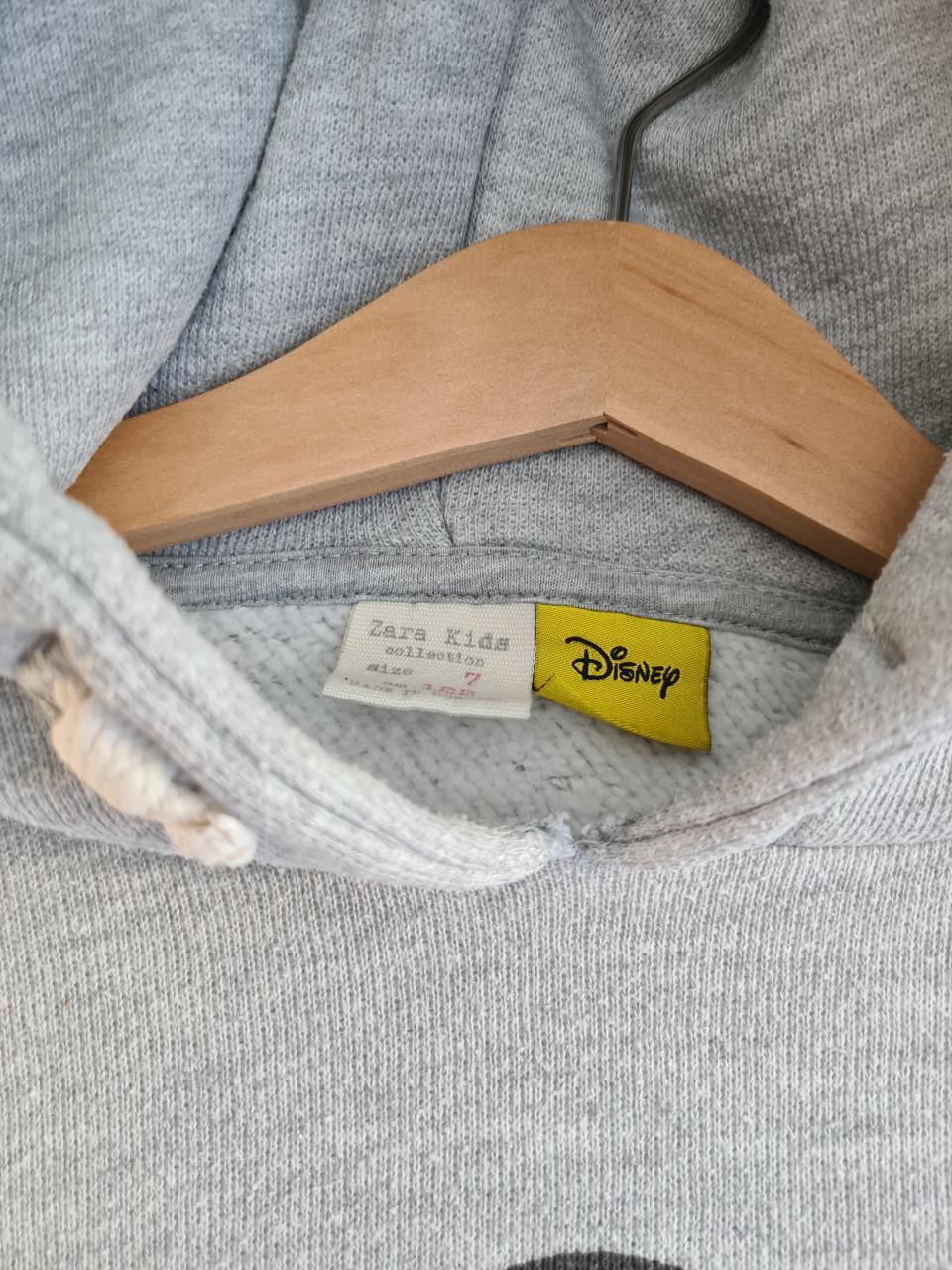 Zara Disney Mickey Mouse capuchon sweater / jurk  Maat 122