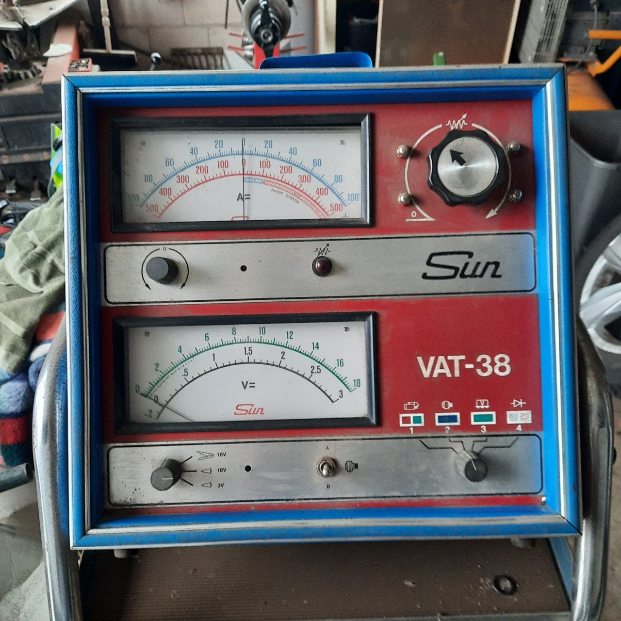 Oude autoapperatuur