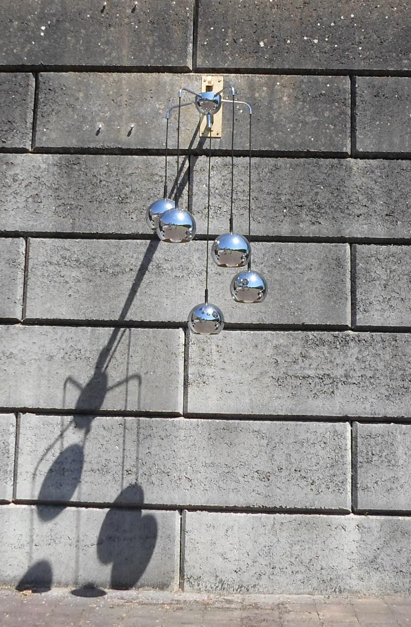 Vintage Cascade Lamp Chroom