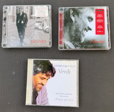 3 x cd Andrea Bocelli