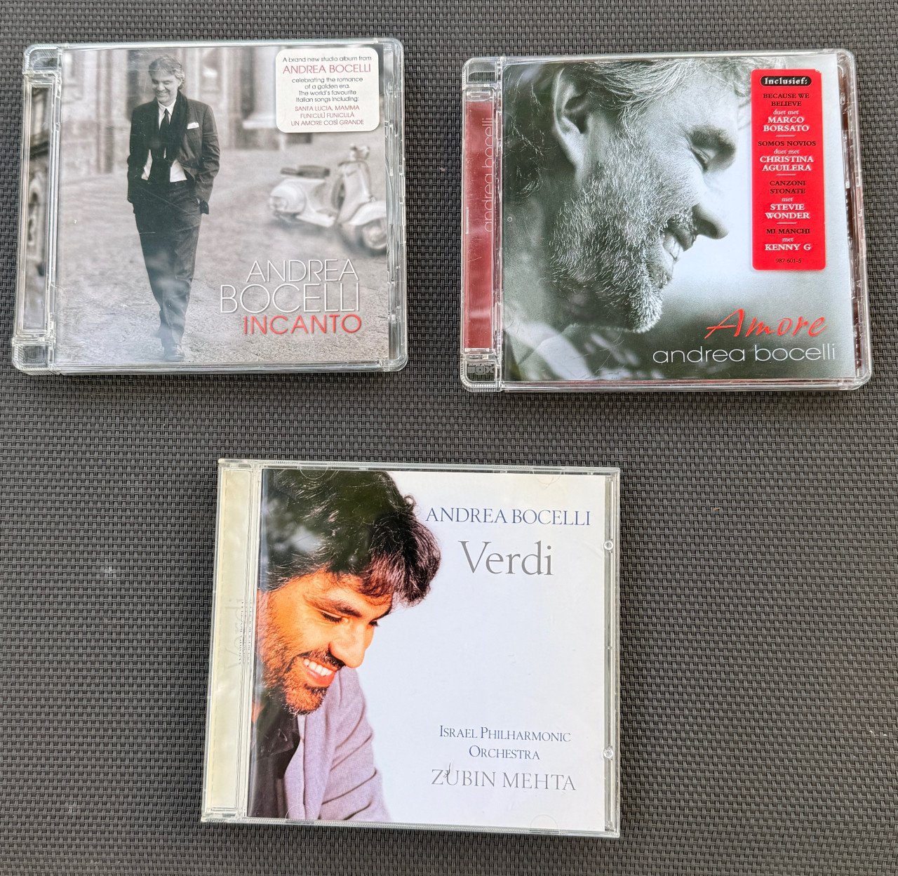 3 x cd Andrea Bocelli