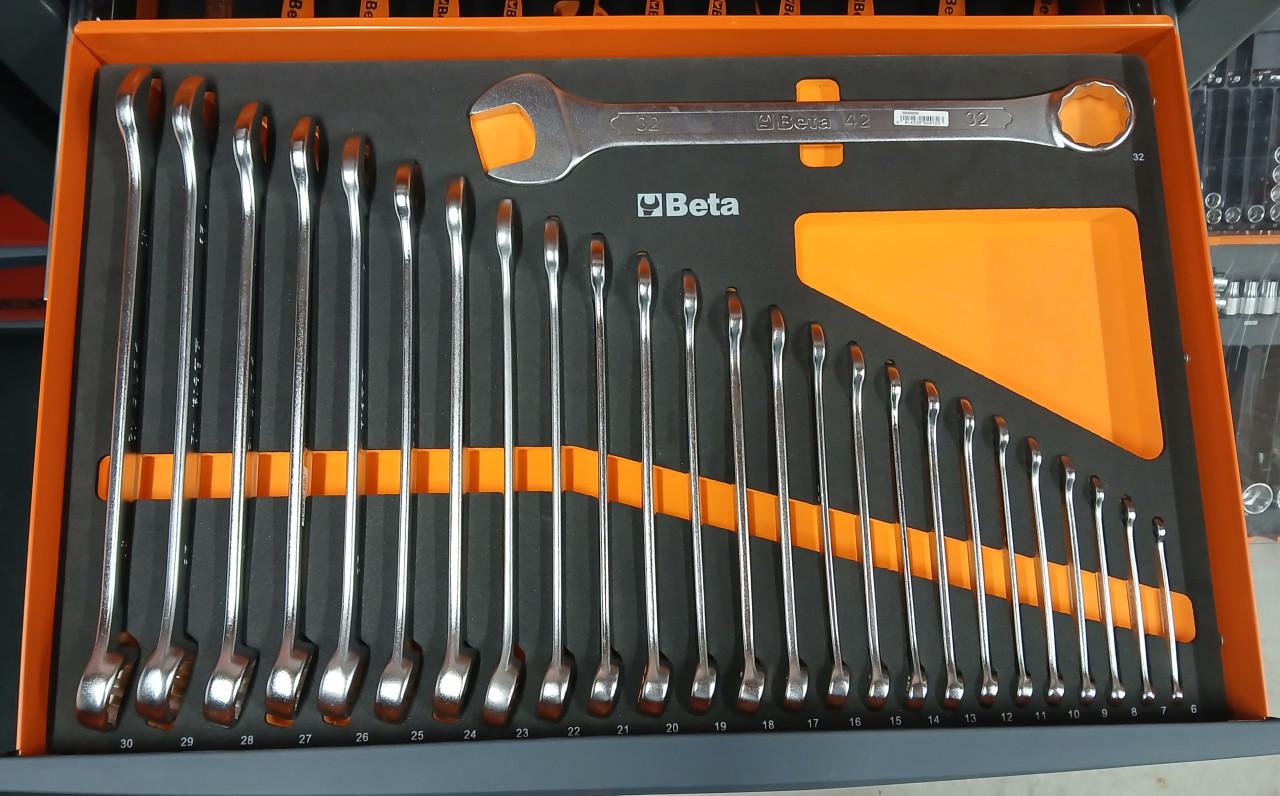 Beta gereedschapswagen RSC24 - gevuld