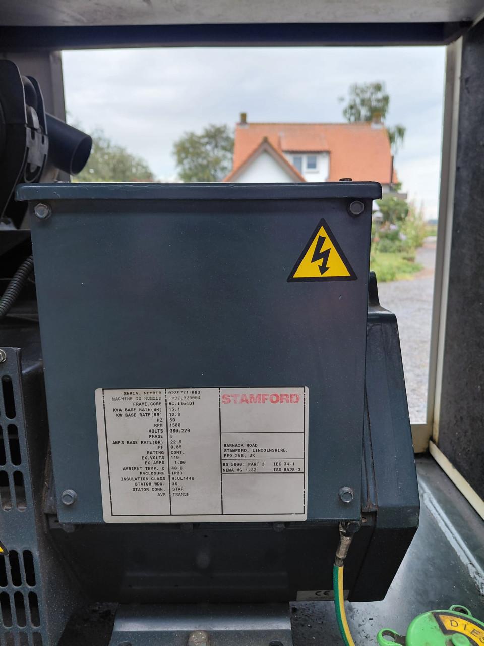15 KVA Stamford aggregaat