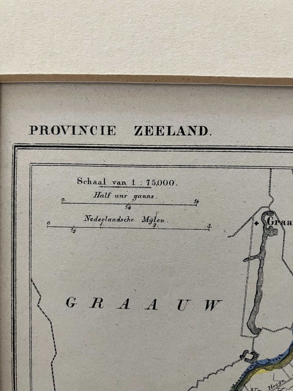 Topografische kaart gemeente Clinge