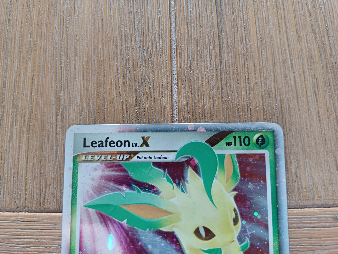 Pokemon Leafeon Lv X 99/100 Majestic Dawn Light Played