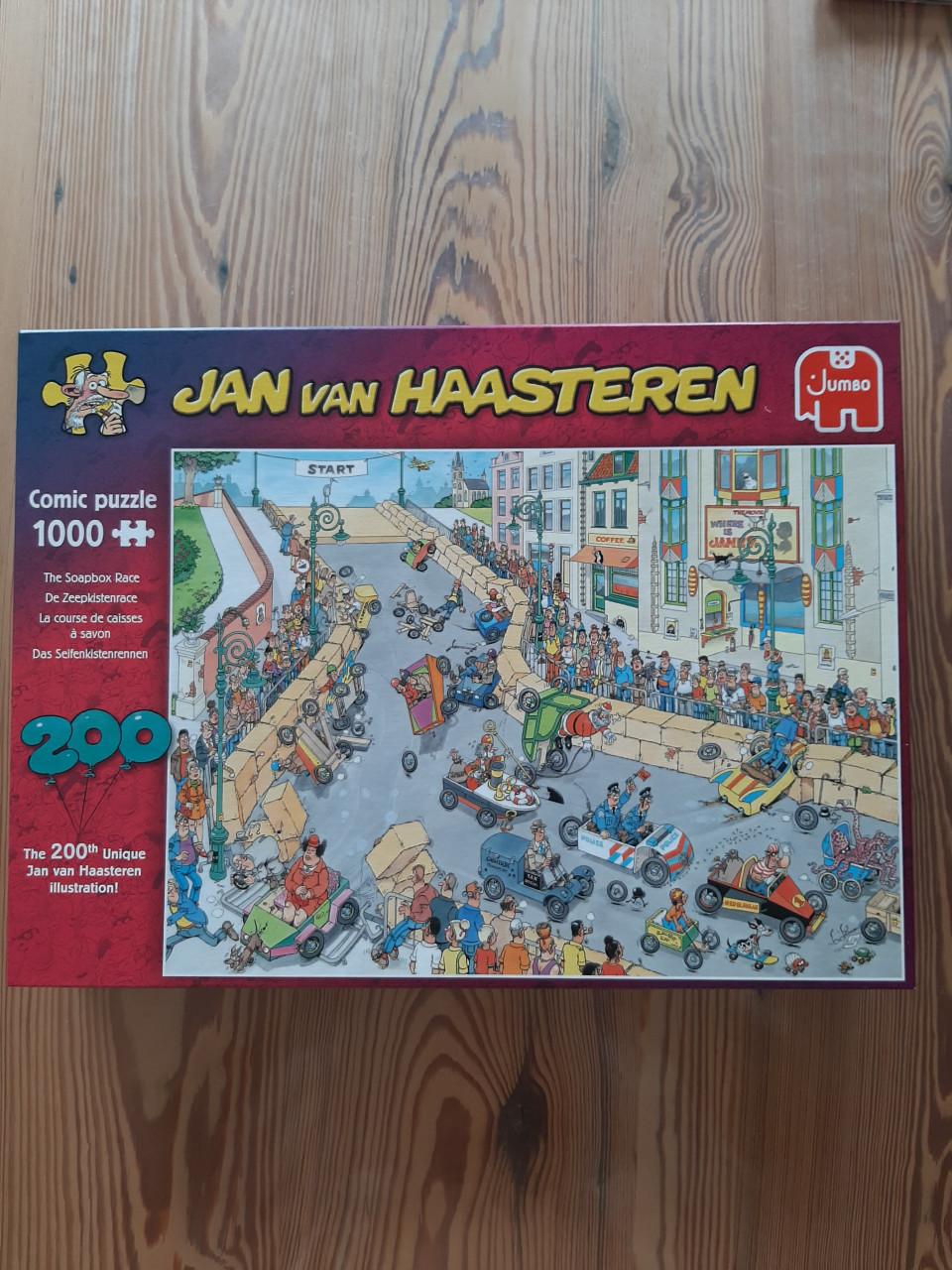 PUZZEL - JAN VAN HAASTEREN  - AMBACTELIJKE BROUWERIJ  &  ZEEPKISTENRACE -