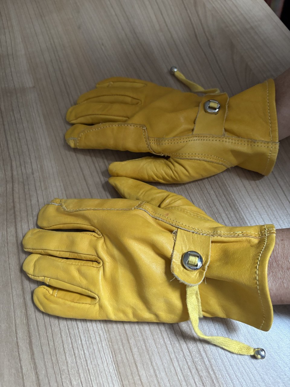 Western leren handschoenen dames xs