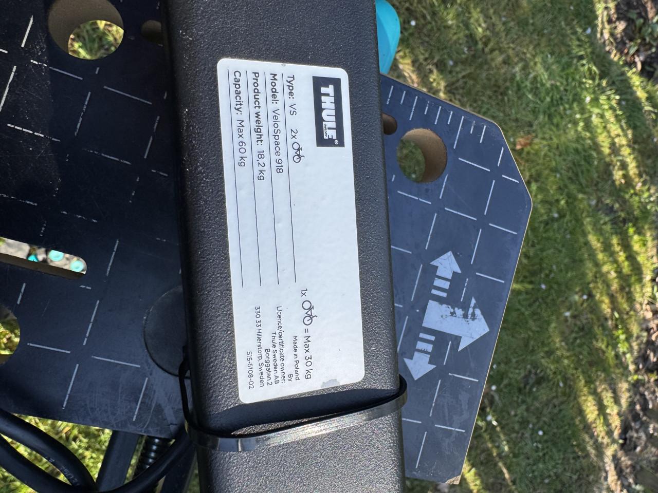 Thule Velospace 918, tot 60 kg