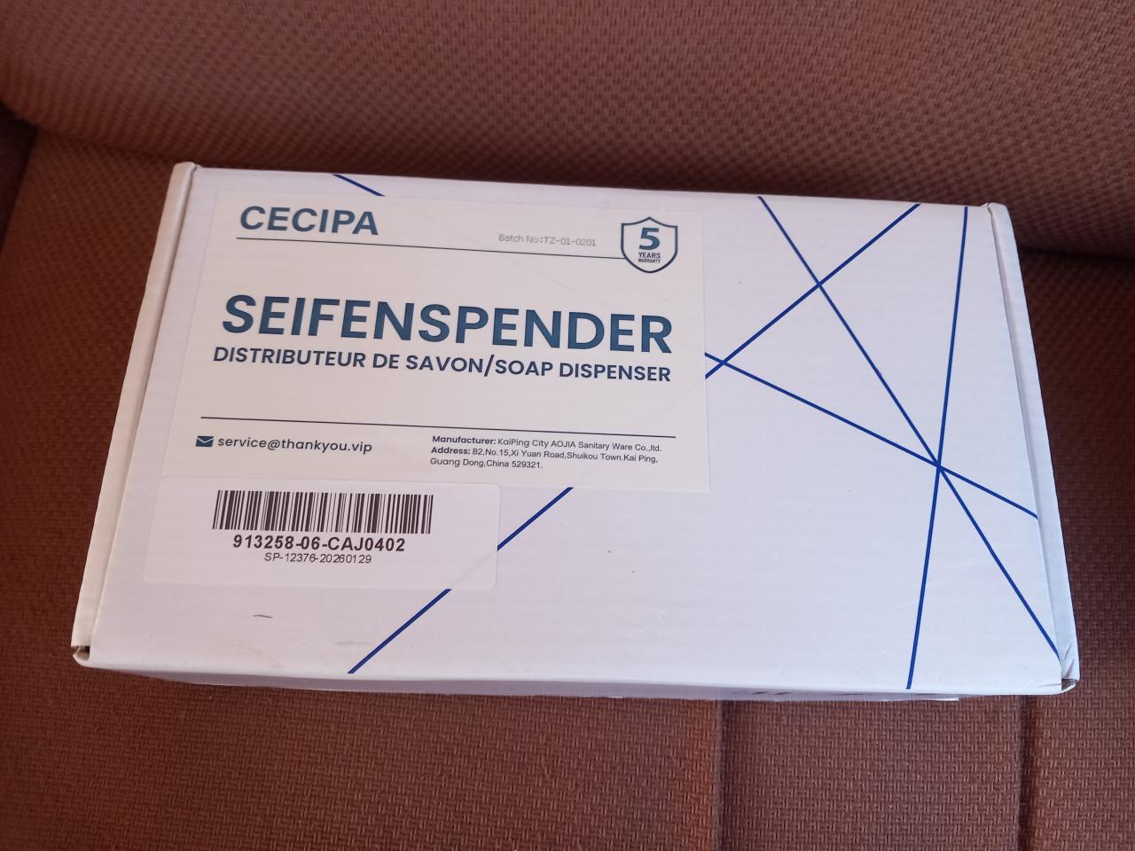 Inbouw zeepdispenser NIEUW