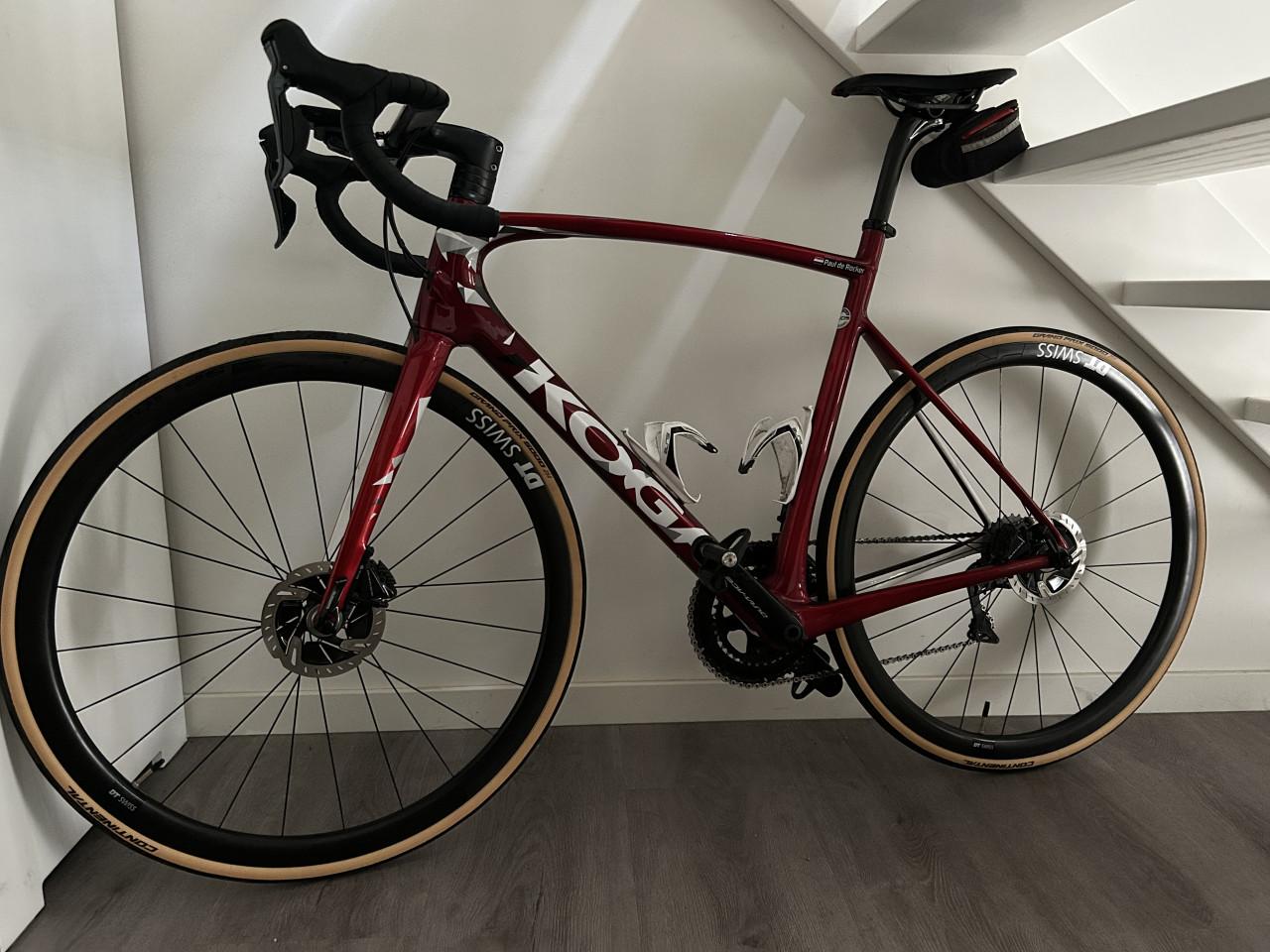Koga Kimera racefiets Koga Kimera Pro Chrome Red/White