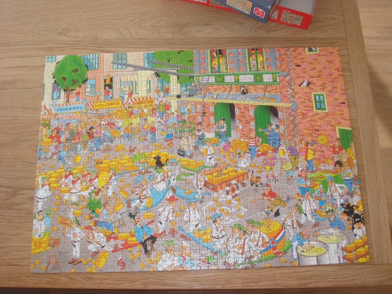 Te koop Complete Jan van Haasteren Puzzels De kaasmarkt- Skutsjesilen
