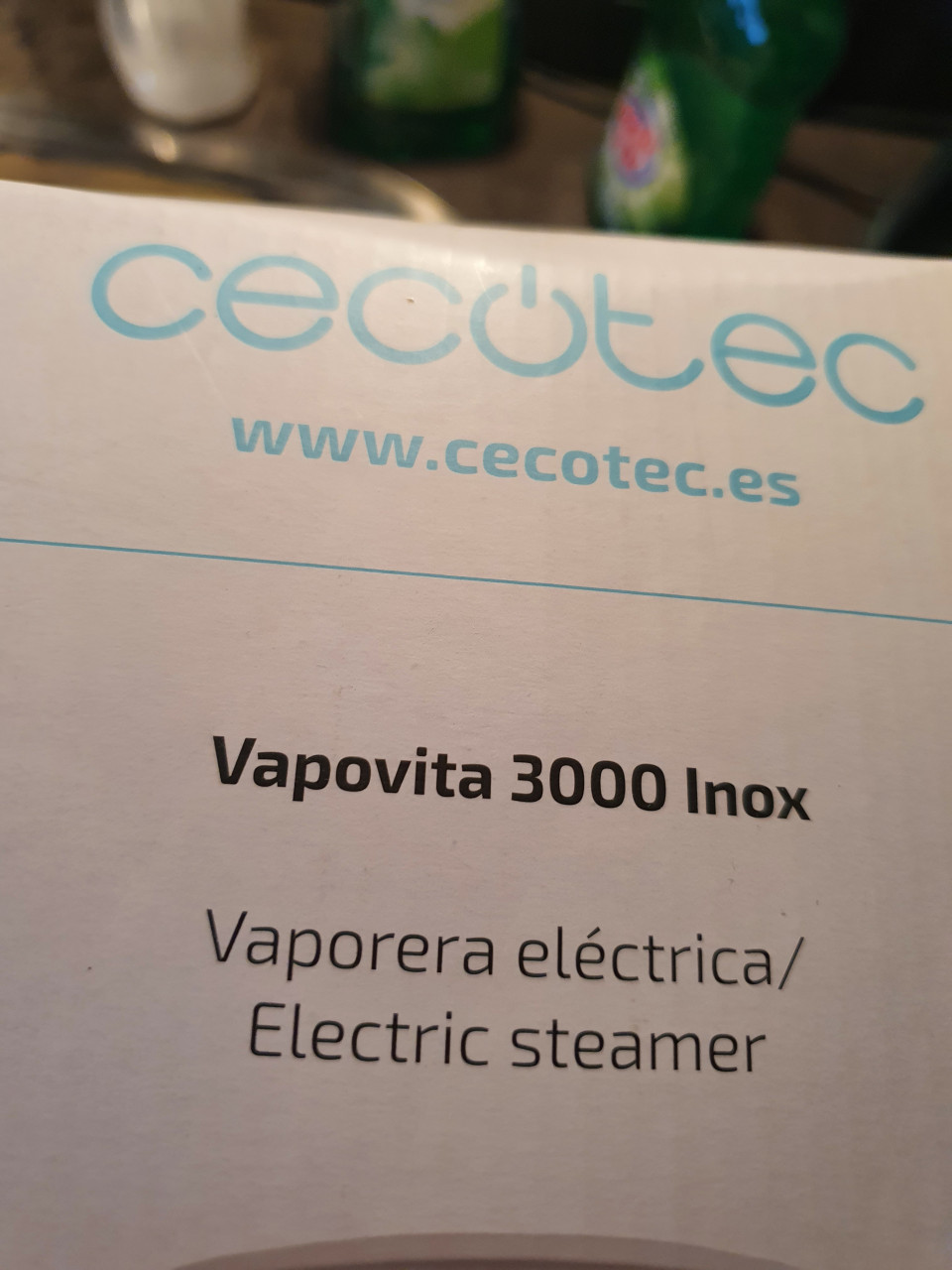 Nog nieuwe STOOMKOKER CECOTEC VAPOVITA 3000....