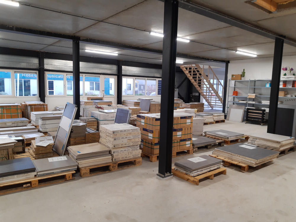 3030-138 ca 6,76 m² tegels, Limone Town Grey 75x75 cm, van € 343,54 voor