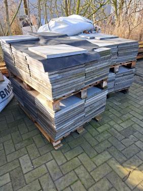 Natuursteen tegels 40x40 48m2