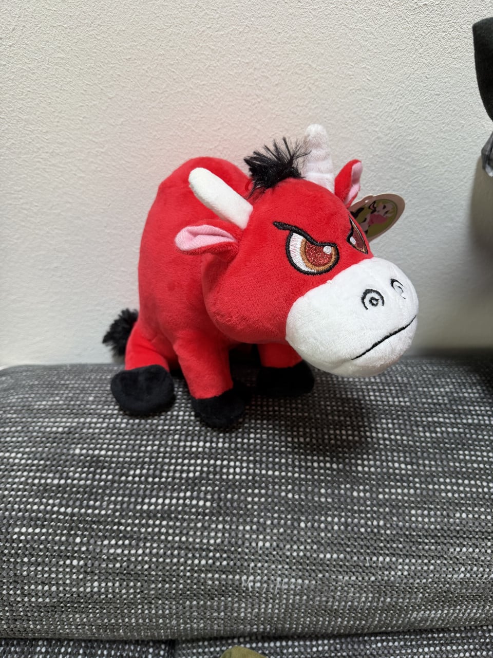 Nieuwe knuffel stier