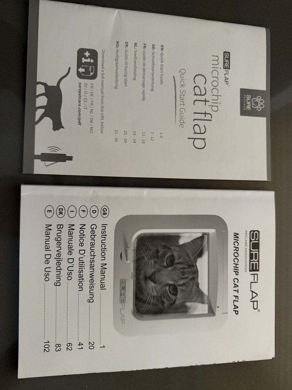 Kattenluik (Sure Flap, werkt op chip)