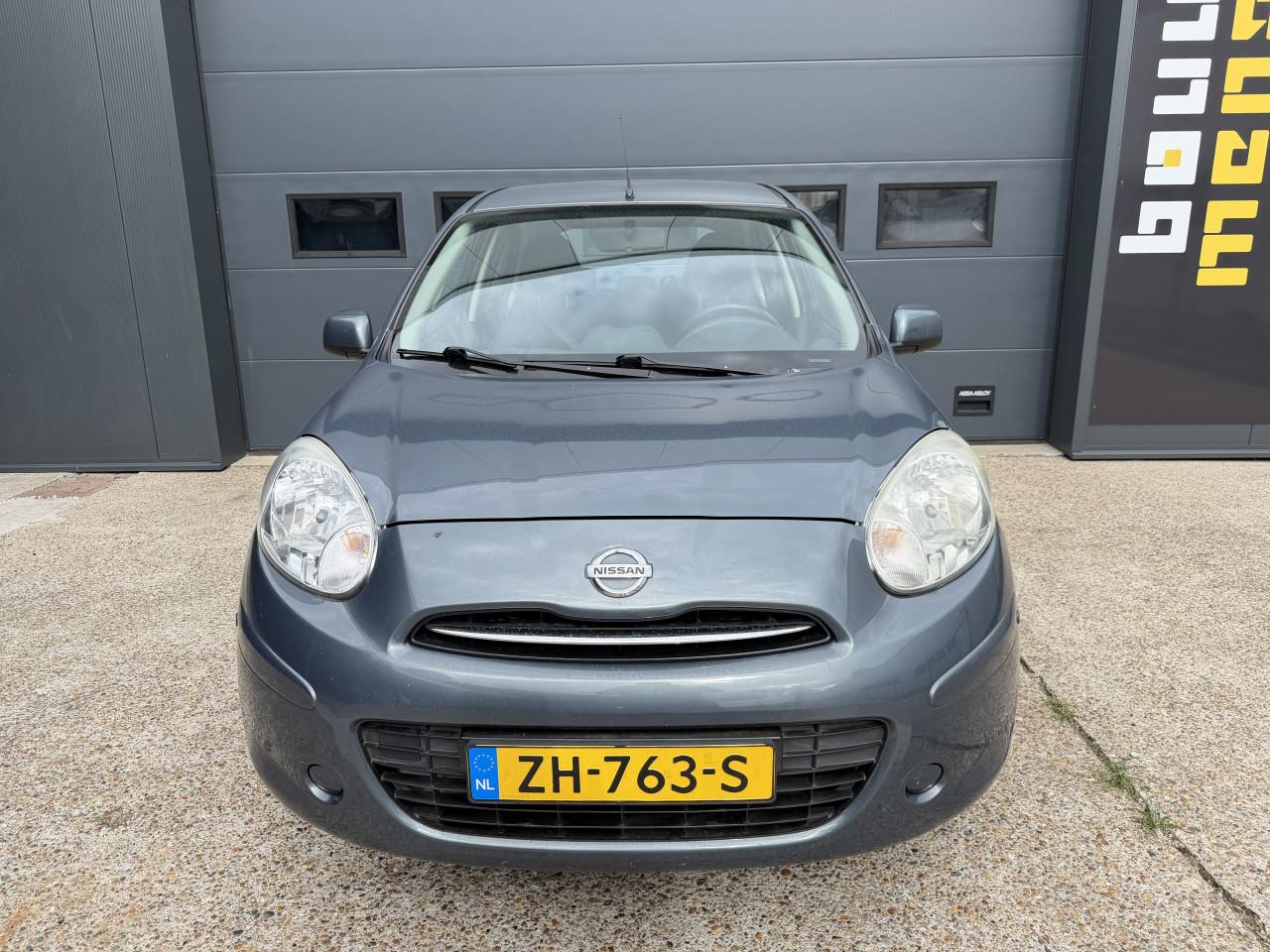 Nissan Micra 1.2 Connect 5DRS 2011 Grijs Airco Apk Cruise Navi