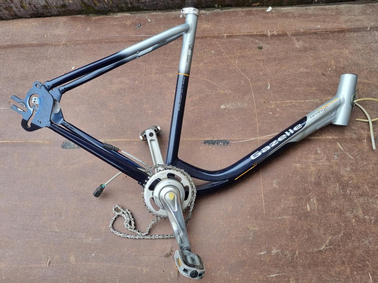 Frame met trappers Gazelle Innergy 28 inch