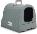 Splinternieuwe CURVER Kattenbak Misty Blue met Lade Schep en Deur!!!