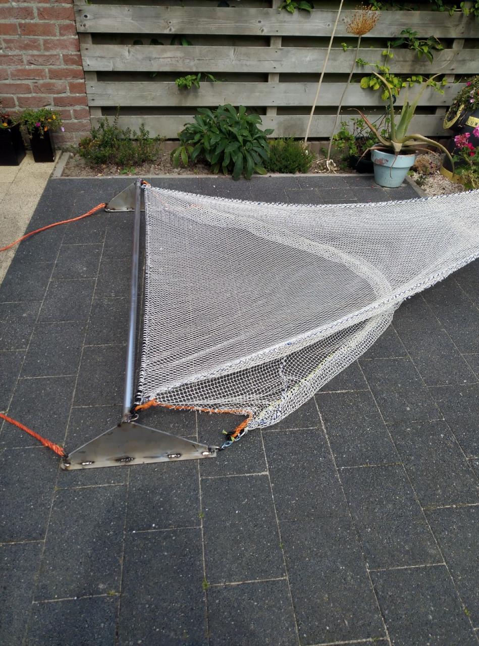 Te koop garnalen/vis/aasnet