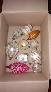 Oude kerstballen kapot GRATIS