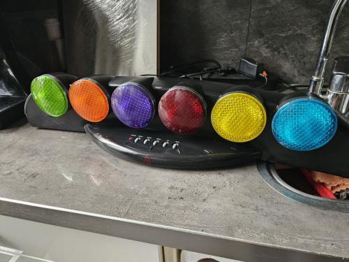 Mooi werkend JB Systems LED Sixlight discolicht/lichteffect