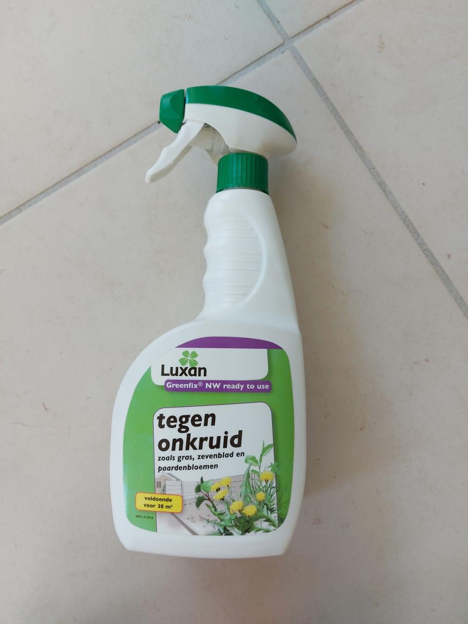 Spuitfles onkruid