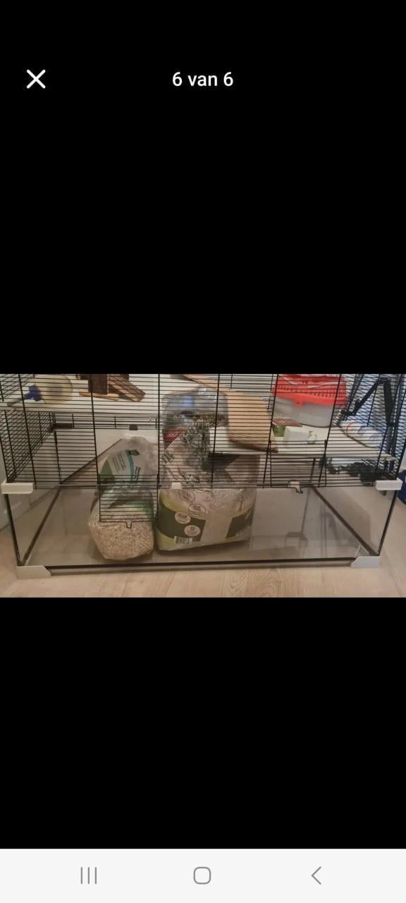 Een grote hamster/muizen kooi