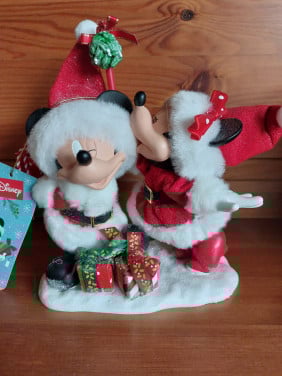 Disney Mickey & Minnie Possible Dreams Bigg Kiss Kerstbeeldje