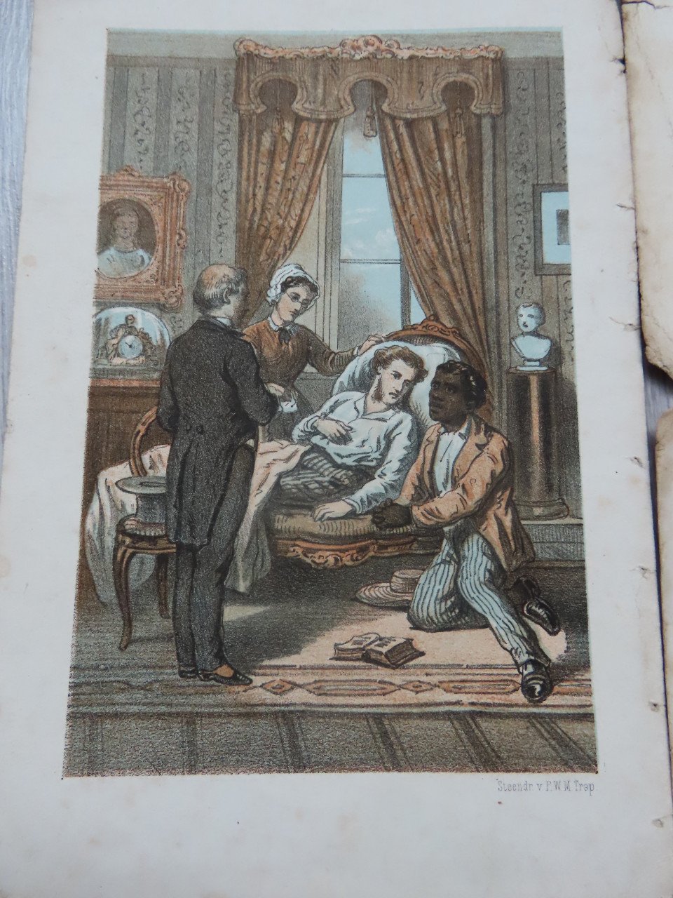 Oude steendruk platen