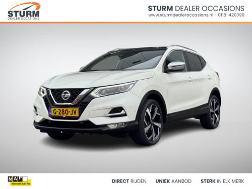 Nissan Qashqai 1.3 dig-t tekna + | trekhaak | panoramadak | nappa leder | a