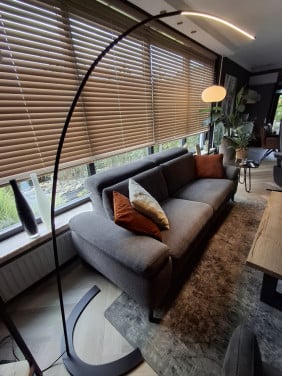 Stijlvolle booglamp/ leeslamp