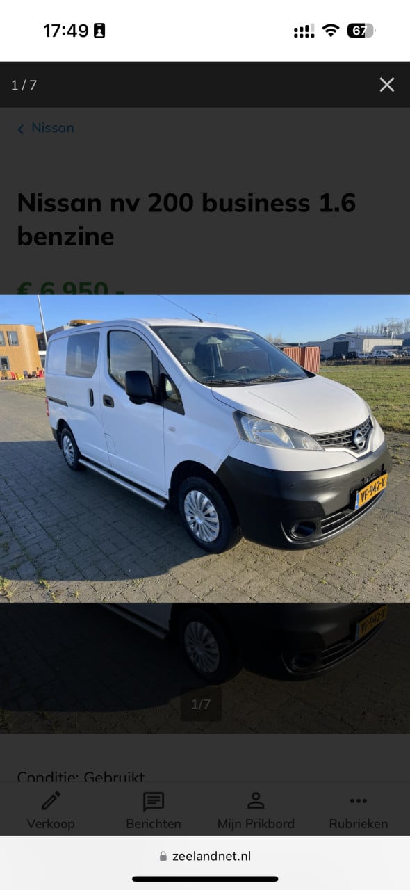 Nissan NV 200 business edition benzine 1.6 bwjr 2013