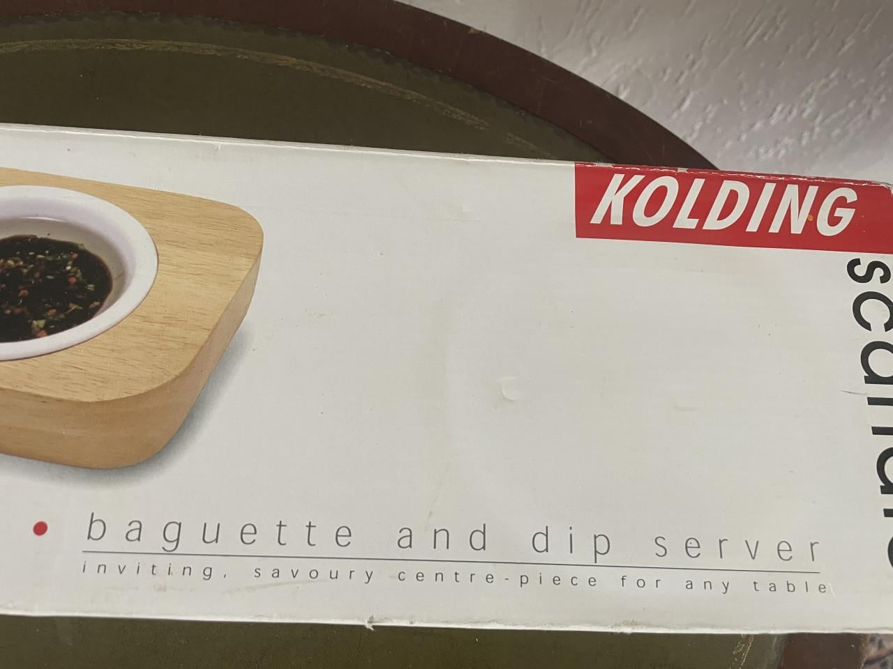 Serveerplank hout Baguette en dip server nieuw in doos