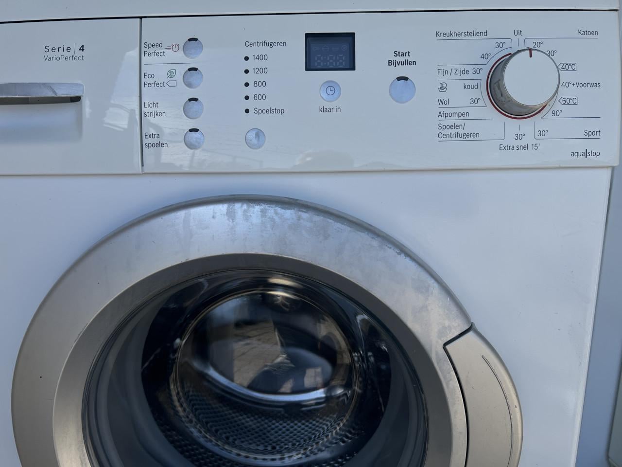 Bosch Serie 4 VarioPerfect wasmachine vulgewicht 7 kg. 1400 toeren