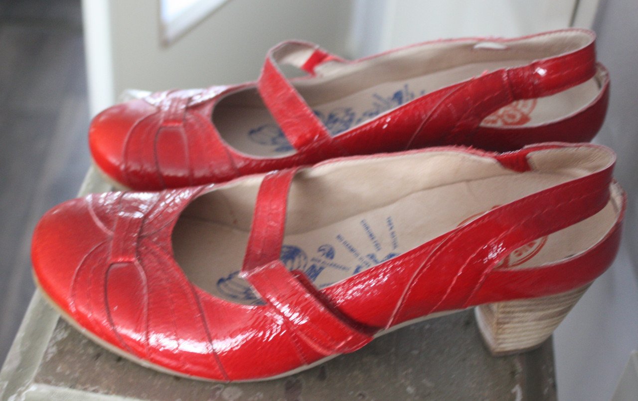 Rode pumps  maat 39