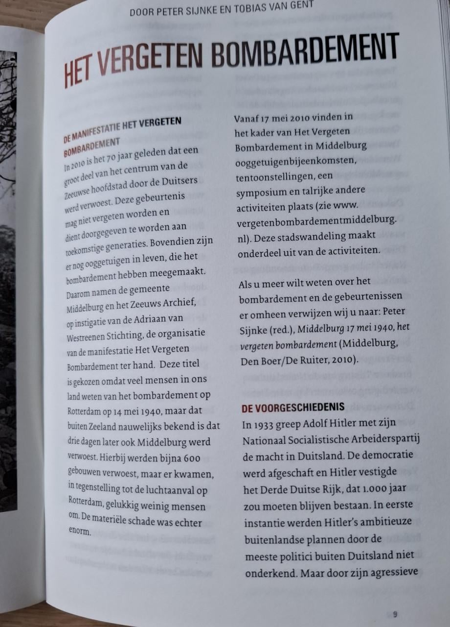 Stadswandeling Middelburg, ‘Het vergeten bombardement’