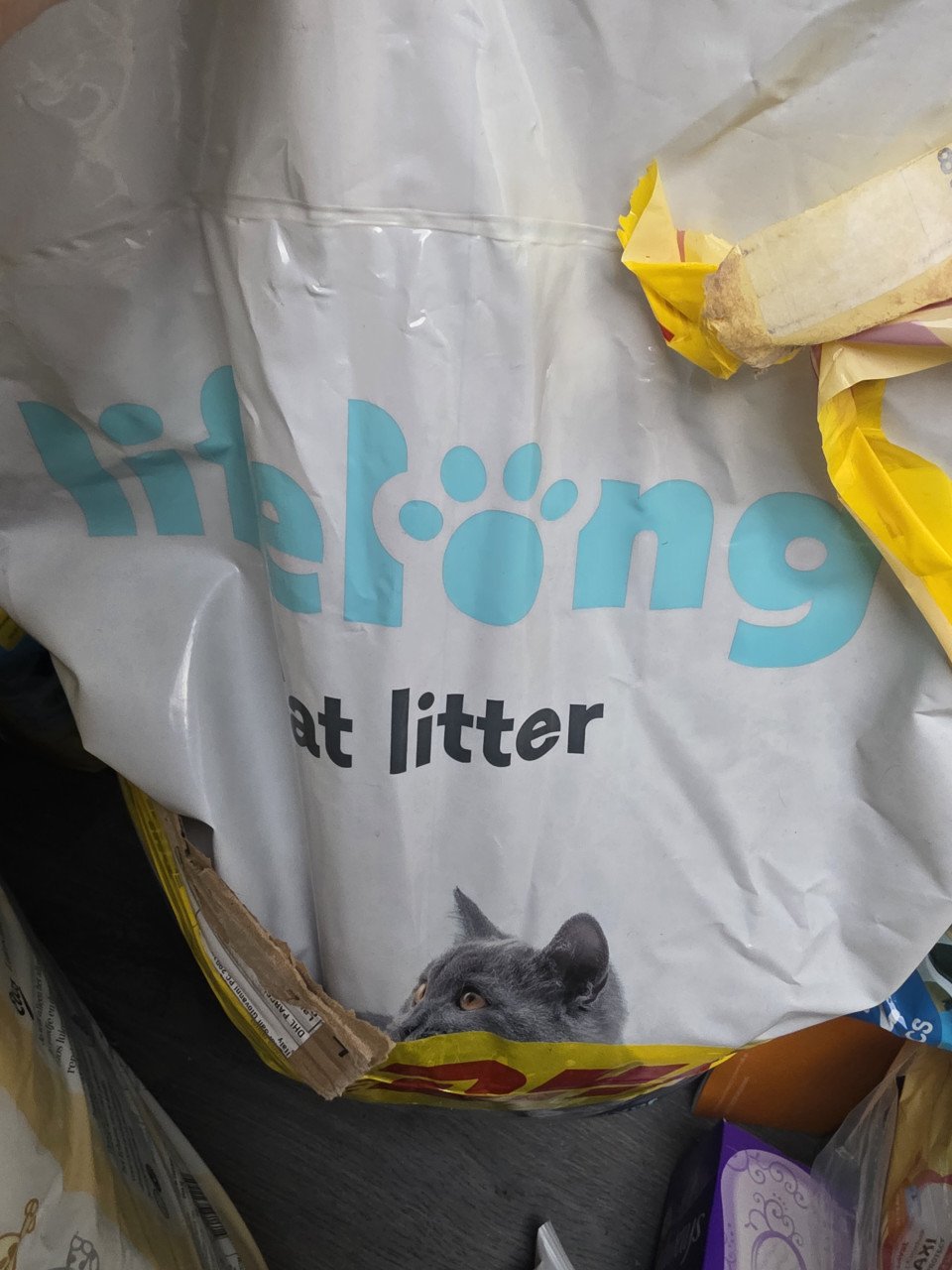 Kattengrit verschillende zakken Biokat