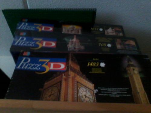 Drie D Puzzels vanaf 10,00 euro