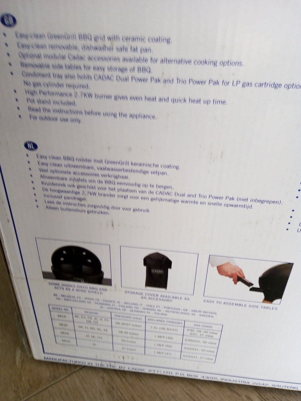NIEUWE Cadac citi chef 40