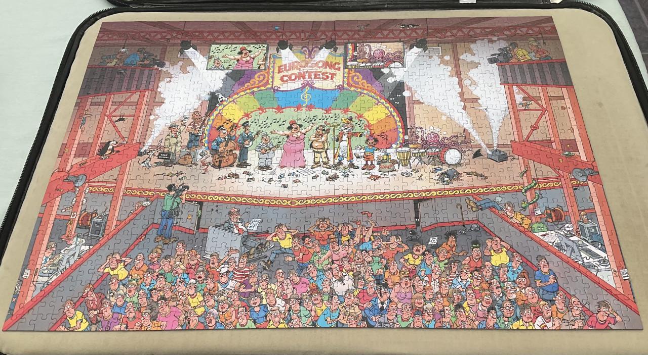 Jan van Haasteren puzzel Eurosong contest