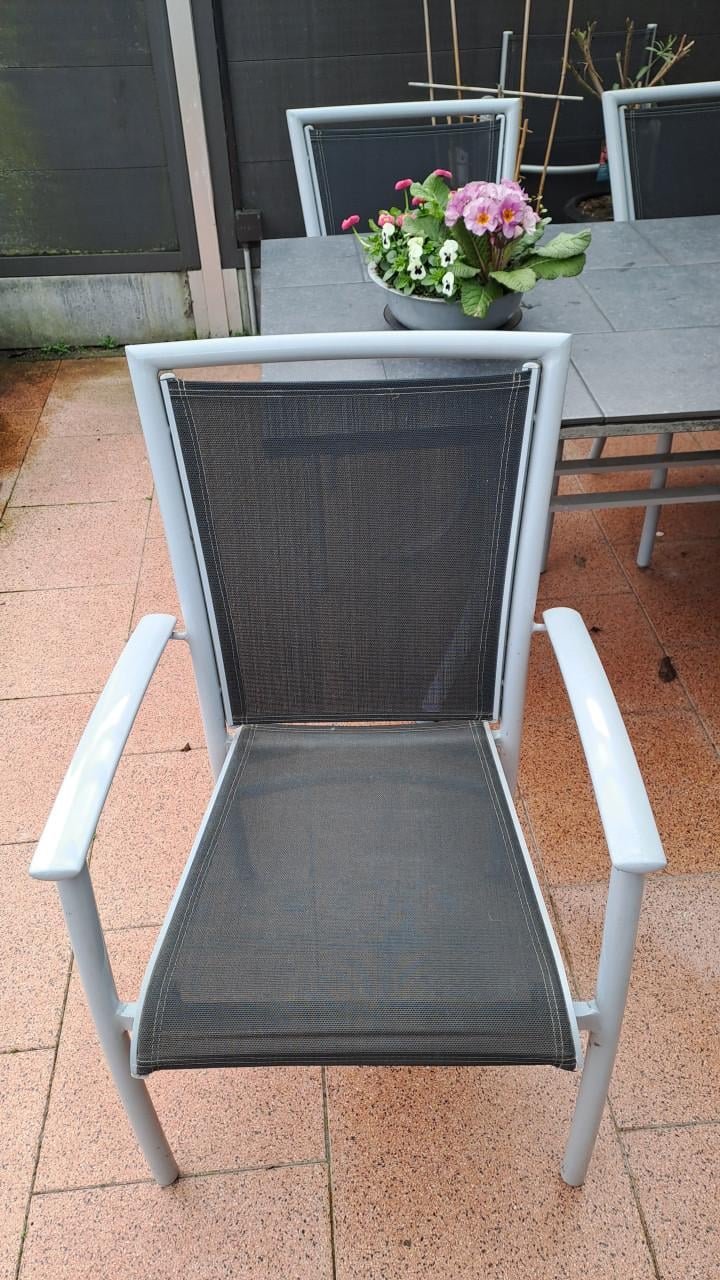 Tuinset met 4 stoelen