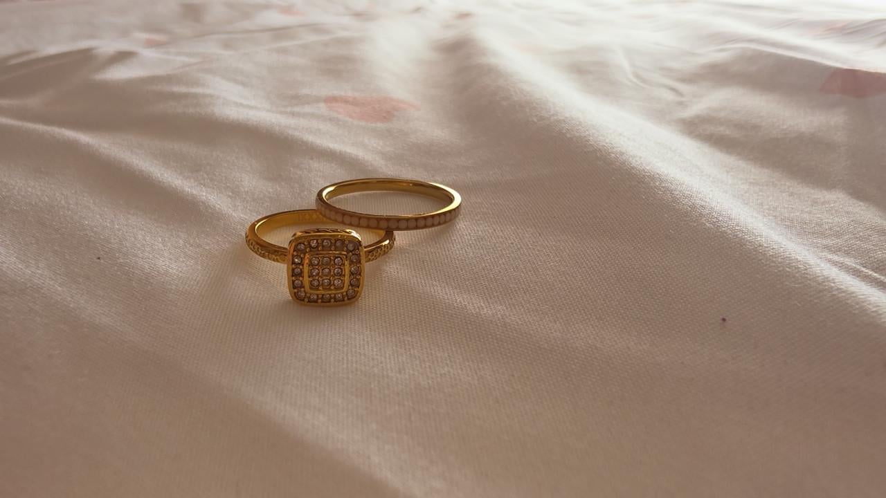 2 ixxi ringen en swarovski oorbellenset