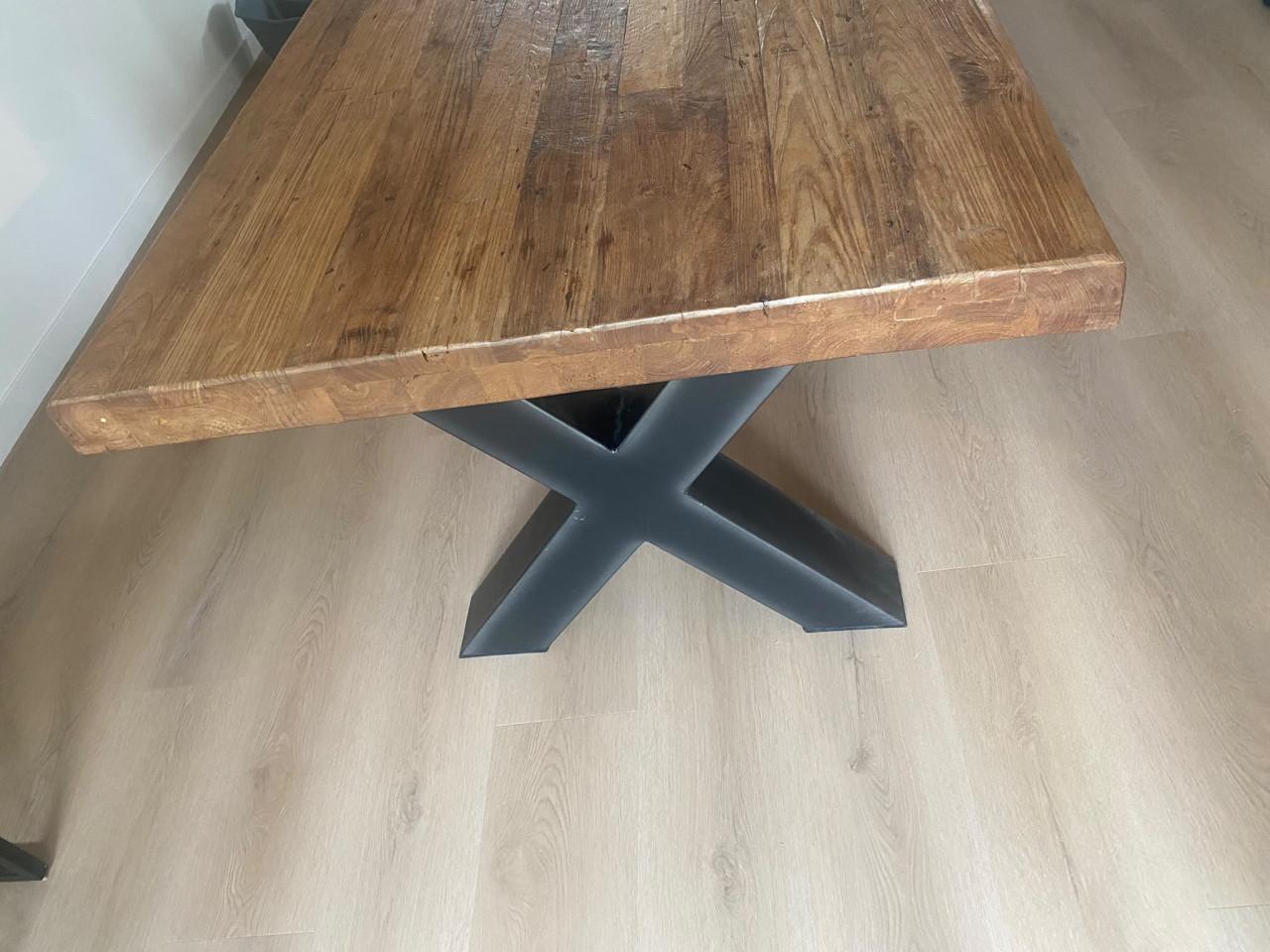 Prachtige teakhouten eettafel Mazzo (Pronto Wonen) – 220 x 105 cm