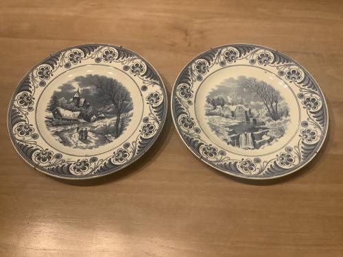 (Wand)bordjes van sociente ceramique Maestricht