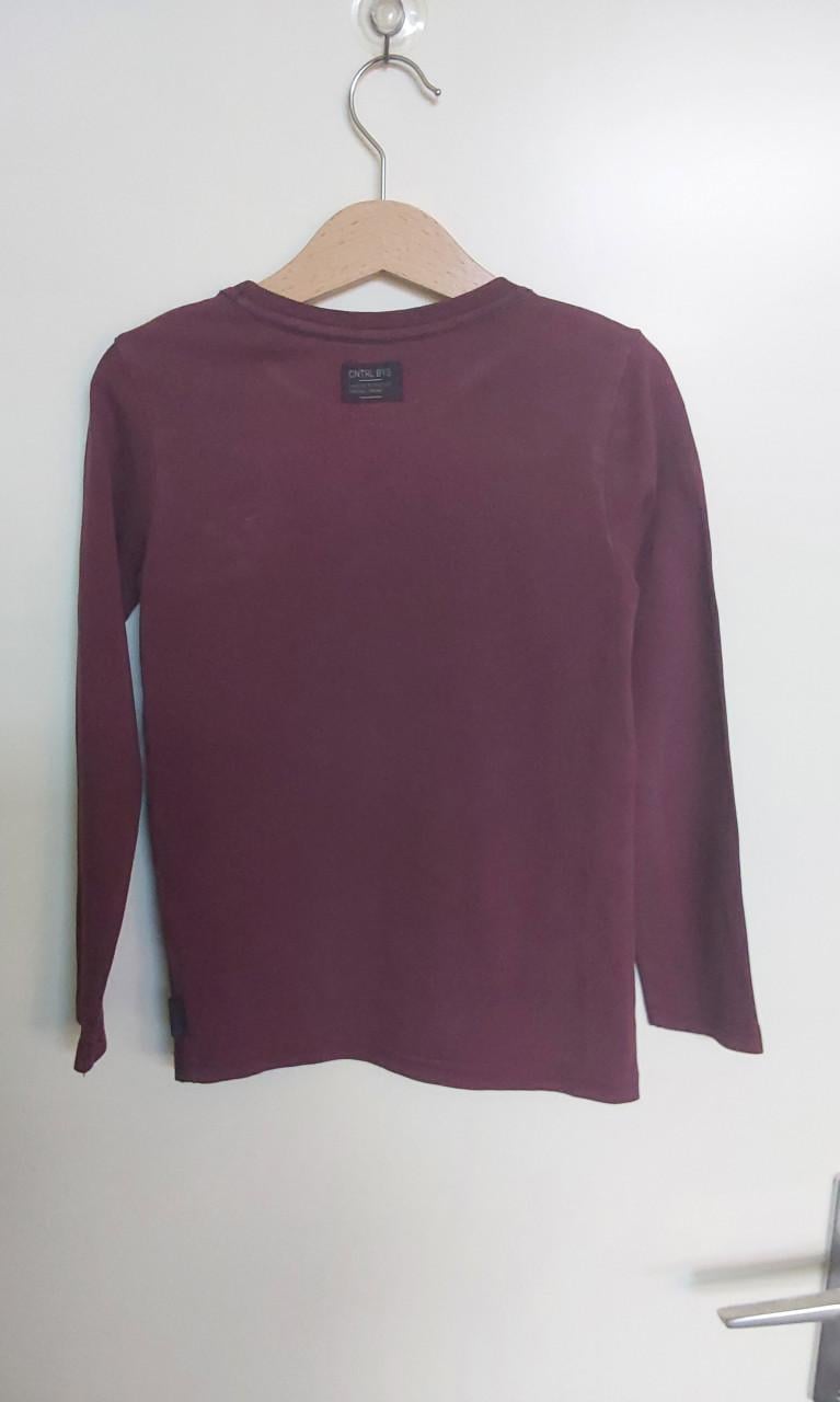 Paarse longsleeve van het merk Quapi in maat 110/116