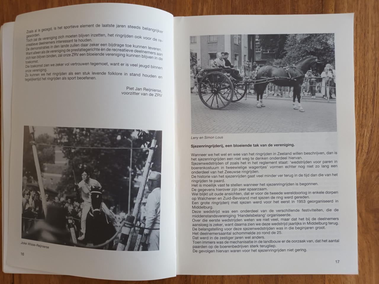 Zeeuwse Ringrijders Vereniging (ZRV) 40-jarig jubileumboekje