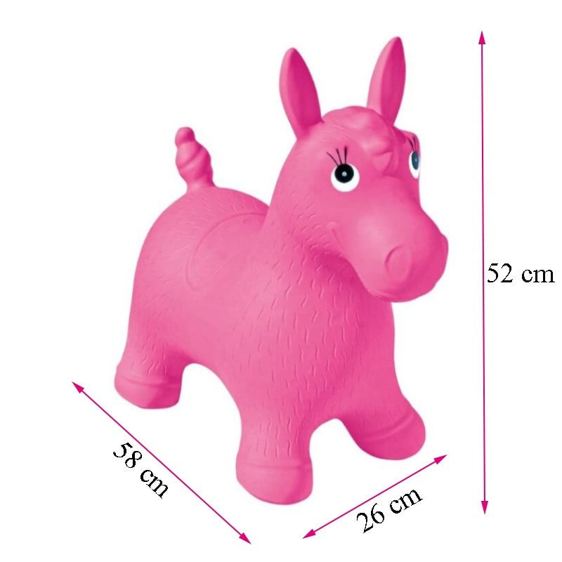 Opblaasbaar rubber paard