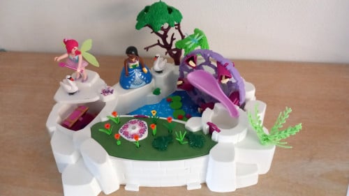 Playmobil groeiende plantentuin met fee en prinses